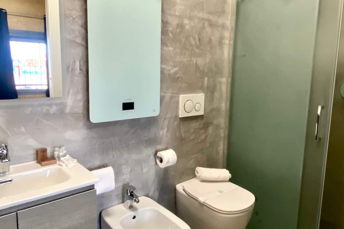 Camera 5 | Banyo | Duş, saç kurutma makinesi, bide, havlu