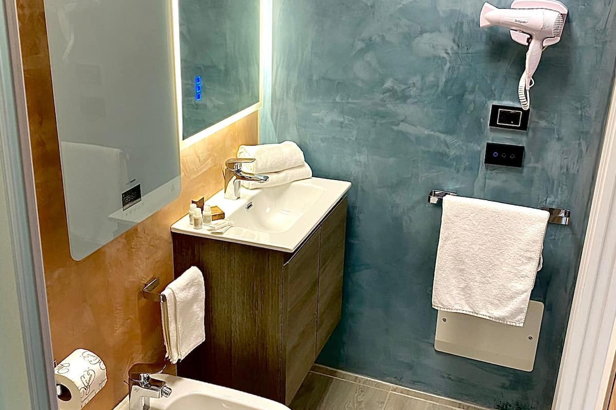 Camera 9 | Banyo | Duş, saç kurutma makinesi, bide, havlu