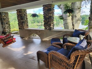 Terrace/patio - The River House - Collinsville - A Historic Beauty! (Canton)