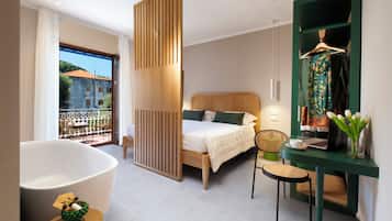 Apartamento, 1 habitación, fumadores, balcón | 4 dormitorios, ropa de cama de alta calidad, colchones viscoelásticos
