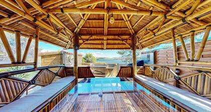 Maison avec trÚs belle vue sur l étang de berre a 5min de la plage