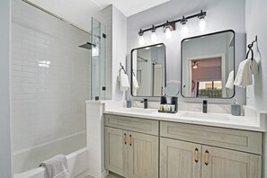 Shower, hair dryer