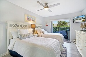 2 bedrooms, iron/ironing board, travel cot, WiFi