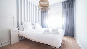 1 室のベッドルーム、WiFi、ベッドシーツ