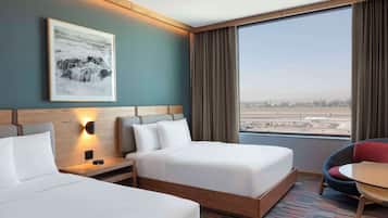 Room, 2 Queen Beds (Airport) | View from room