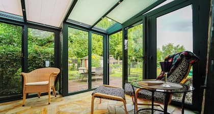 Our rustic weaving mill with garden oasis in the heart of Münsterland