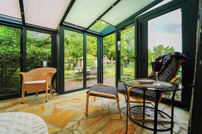 Our rustic weaving mill with garden oasis in the heart of Münsterland