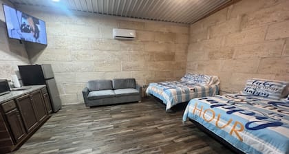 Enjoy Lake Alan Henry in Justiceburg Texas in one of our 5 Bungalows