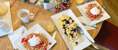 Fridge, microwave, high chair, eco-friendly cleaning products