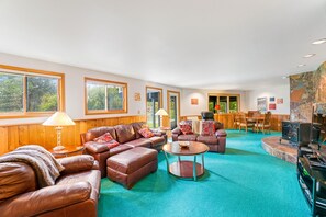 TV, video games, ping pong, books