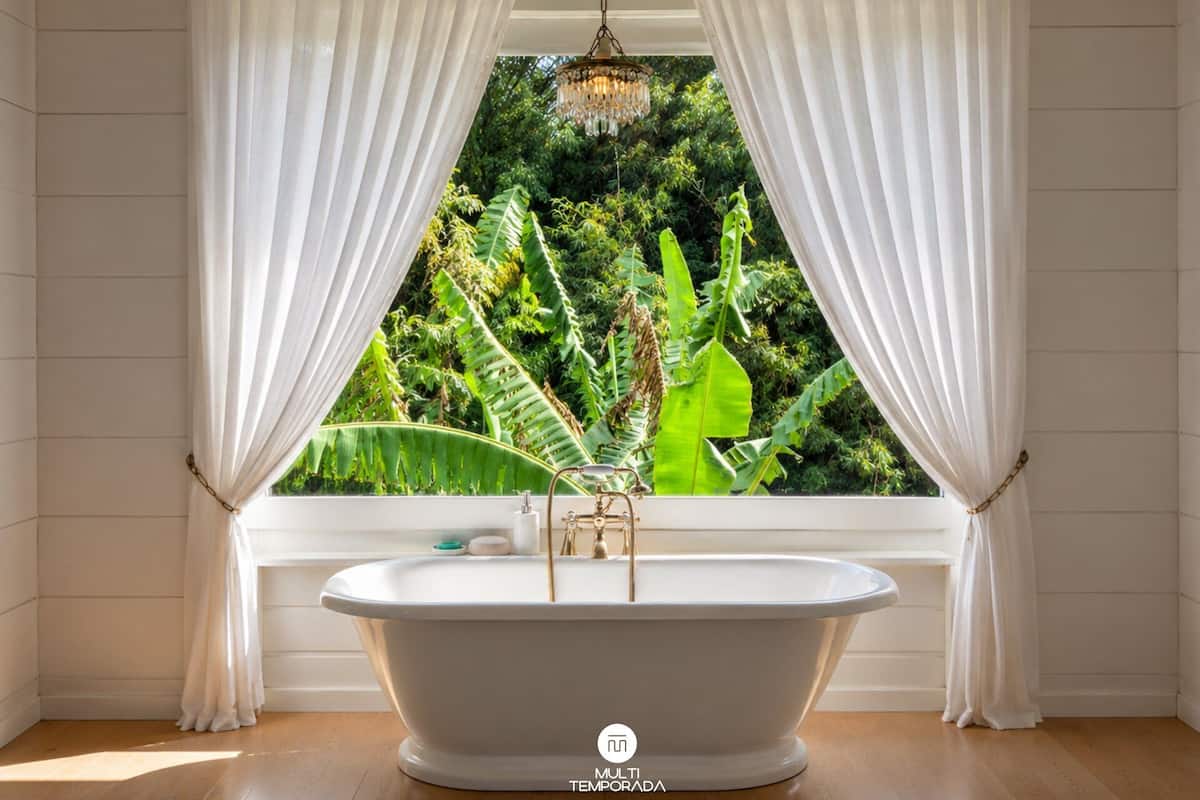 Bañera de hidromasaje privada