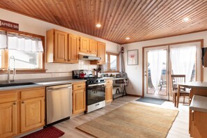 Fridge, microwave, oven, stovetop - -RARE- In-Village rental! 4-Bedrooms w HOT TUB & AC
 (Ellicottville)