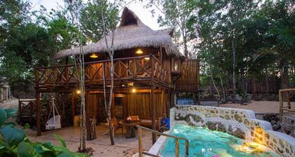 Cabaña con piscina privada – Tulum