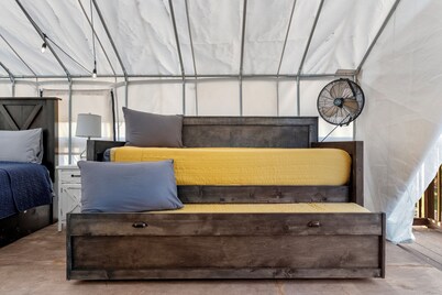 Furnished Glamping Tent/King Bed/Access to the Red River - Dancing Deer - #6