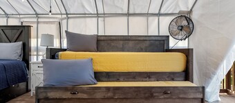 Furnished Glamping Tent/King Bed/Access to the Red River - Dancing Deer - #6