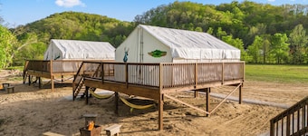 Furnished Glamping Tent/King Bed/Access to the Red River - Dancing Deer - #6