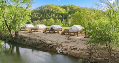 Furnished Glamping Tent/2 Queen Beds/Red River Access - Majestic Mallard - #3