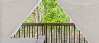 Furnished Glamping Tent/2 Queen Beds/Red River Access- River Rainbow - #5