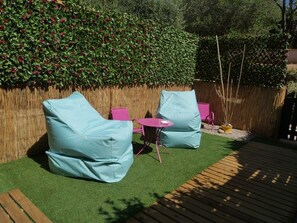 Terrace/patio - Air-conditioned studio with garden in Sanary Sur Mer (Sanary-sur-Mer)