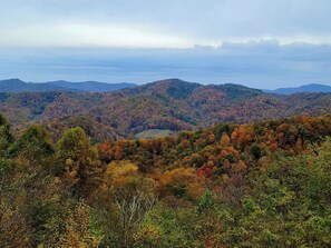 A mountainous landscape with autumn foliage. - Wildlife Ridge-Views, Gameroom, Hot Tub 4300' Elev (Mars Hill)