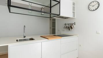 Fridge, microwave, toaster