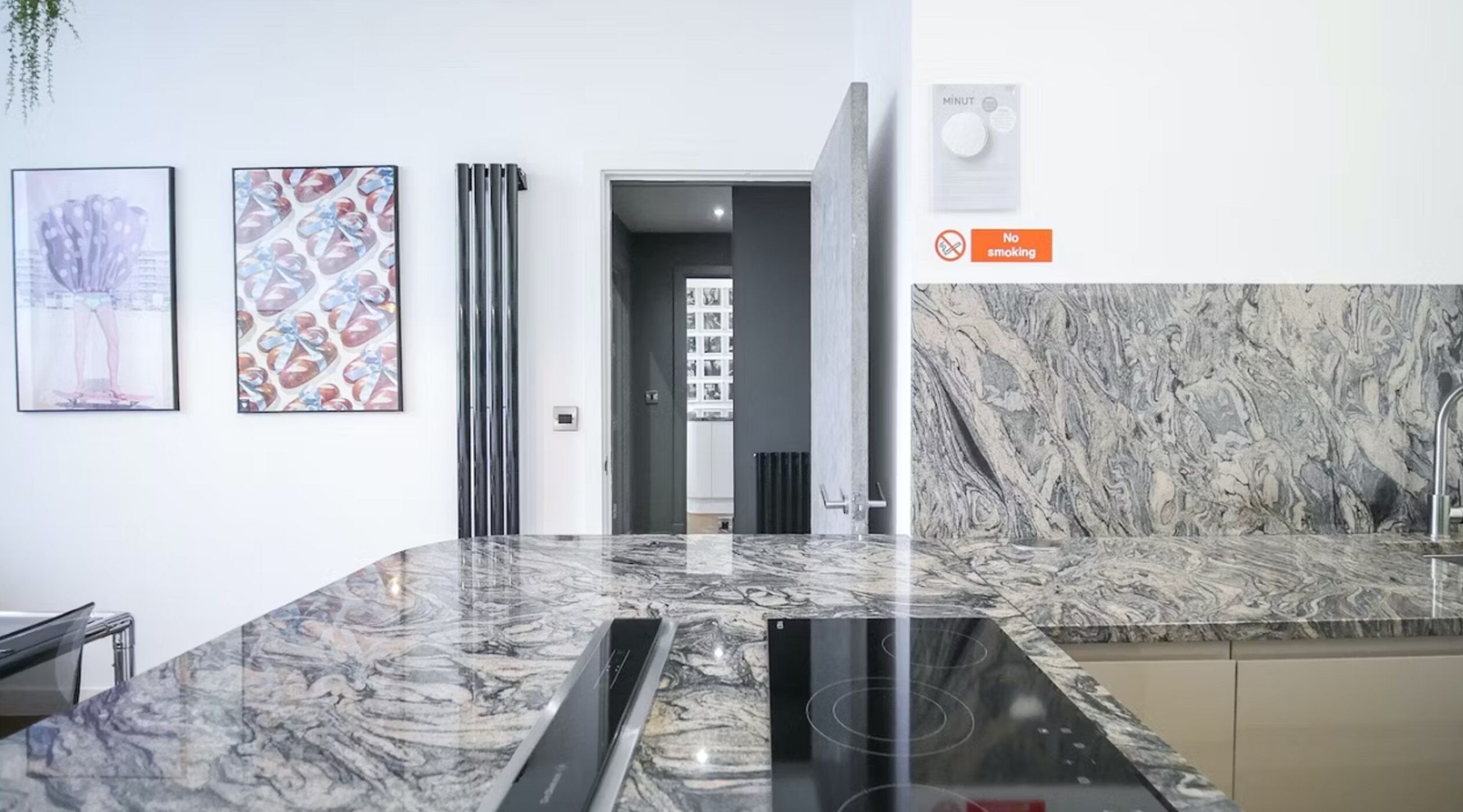 Apartment | Private kitchen | Fridge, microwave, oven, stovetop