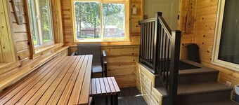 Suite Location, walk to all the venues Okoboji area has to offer..
