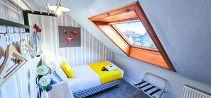 1 غرفة نوم ومكواة/لوح كي وواي فاي مجانًا وملاءات أسرّة