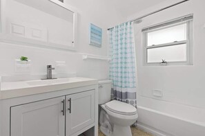 Shower, hair dryer