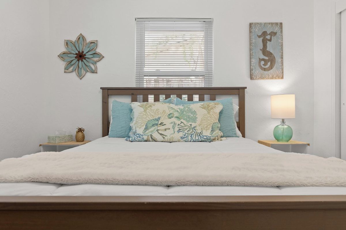 Private bedroom with cozy bed.