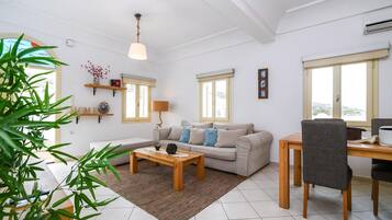 TV, DVD player, stereo