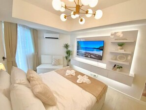 Room - The White Bali Staycation Unit at Azure North
 (San Fernando)