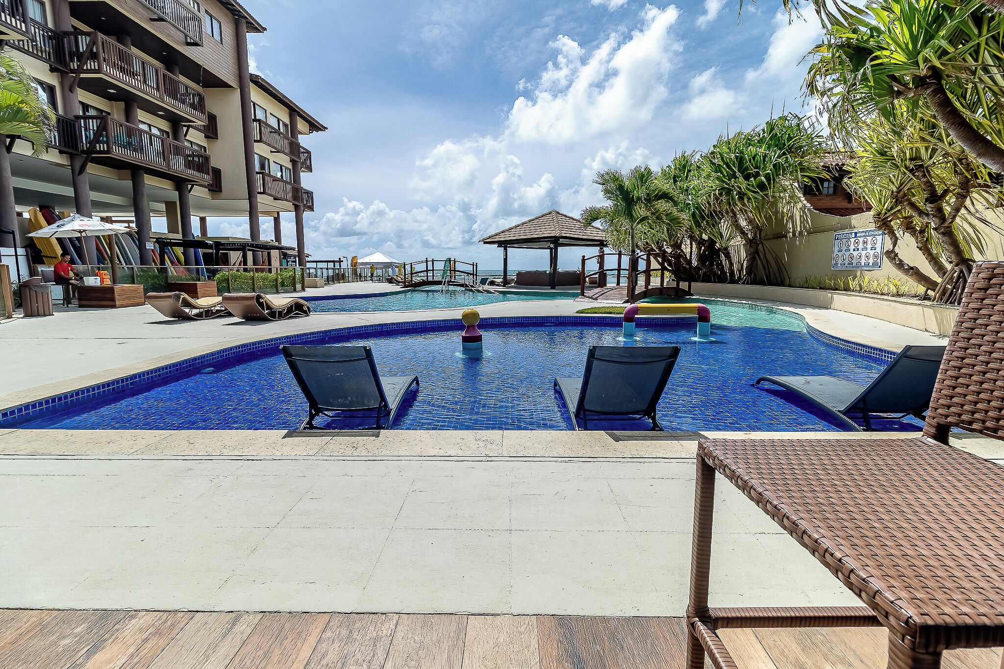 3 outdoor pools, pool umbrellas, sun loungers
