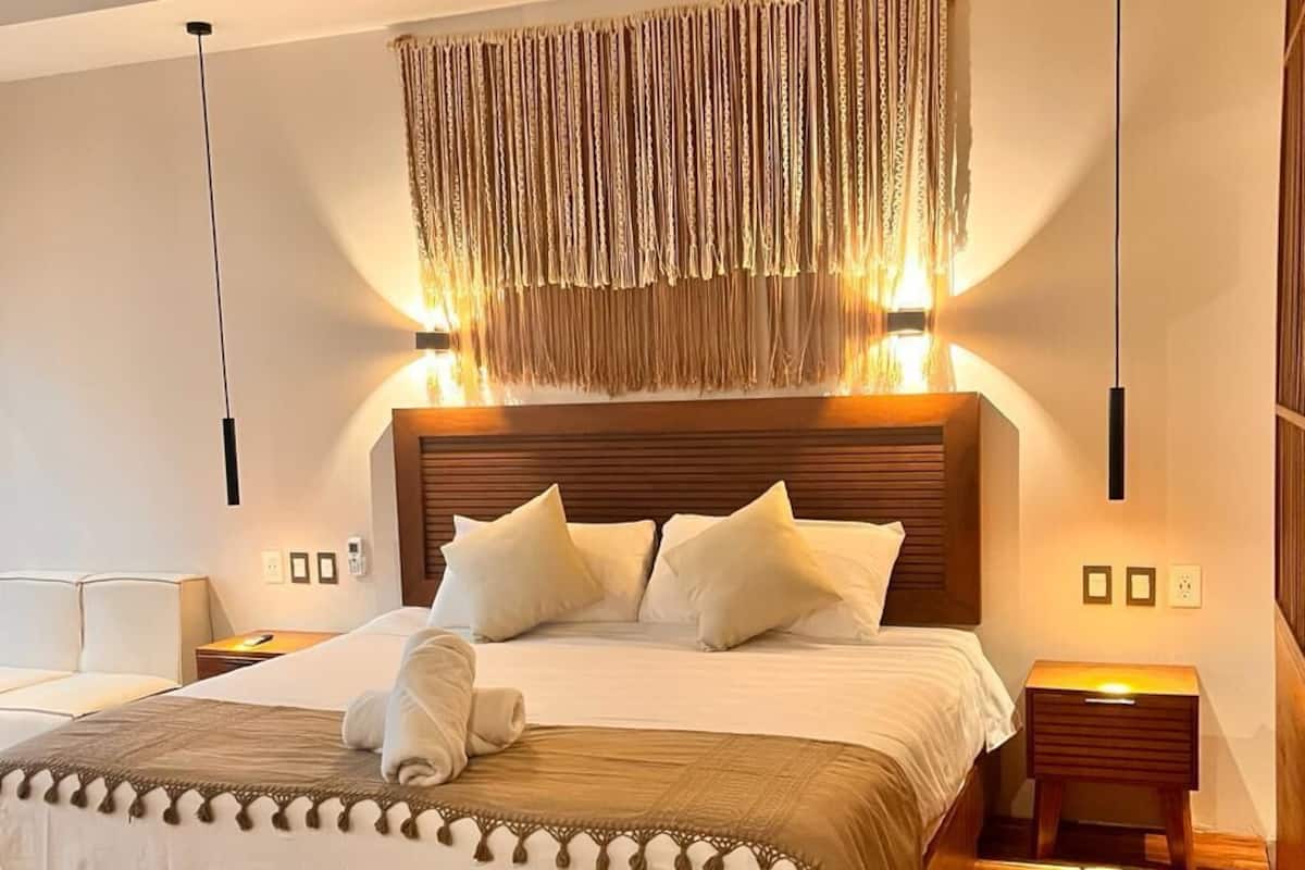 Estúdio júnior | 1 quarto, roupas de cama de algodão egípcio, roupas de cama premium