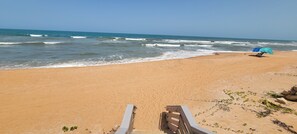 On the beach