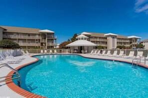 Pool - SPACIOUS CONDO BY THE BEACH! 
Beautiful lagoon views and close to restaurants! (Orange Beach)