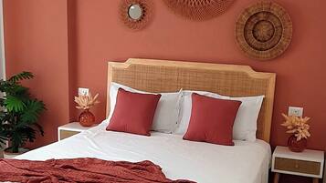 2 soverom, strykejern/-brett, wi-fi (inkludert) og sengetøy