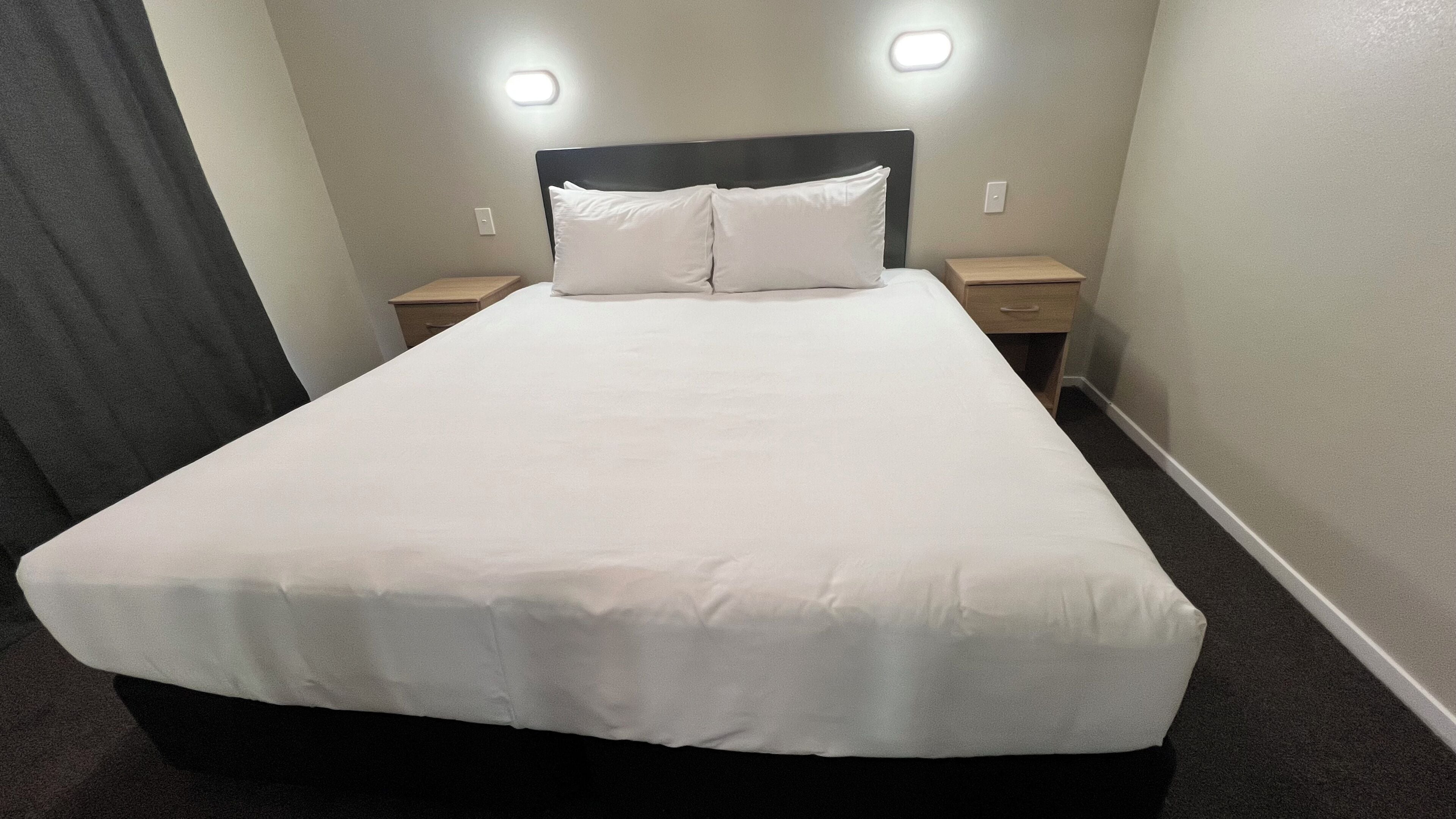 Premium bedding, Select Comfort beds, individually furnished, desk