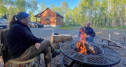Trail House, Denali Brewing, Base Camp for Adventure, Concerts, Fire Pit, Family