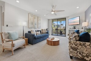 TV, fireplace, table football, ping pong - G224 North Coast Village - 1 bdrm condo super close to the beach! (Oceanside)