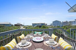 Outdoor dining - Sea 'n Stars Cape San Blas Vacation Rental (Port St. Joe)