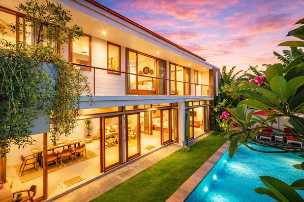 Majoituspaikan julkisivu