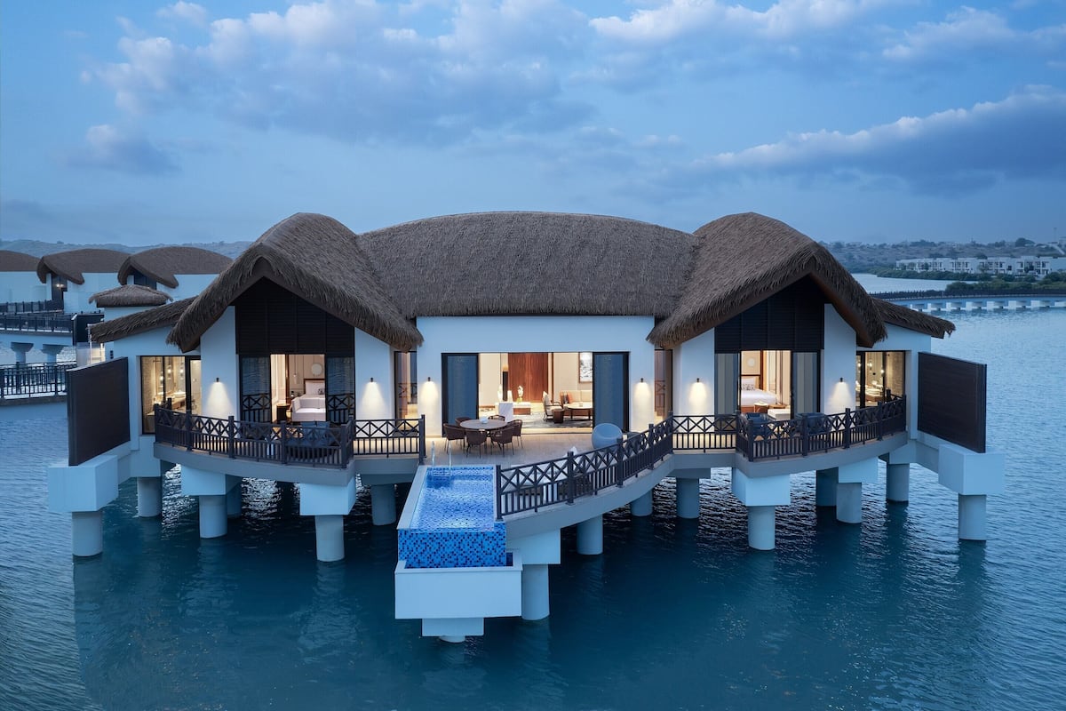 Two Bedroom Anantara Over Water Pool Villa | 1 bedroom, minibar, blackout drapes, soundproofing