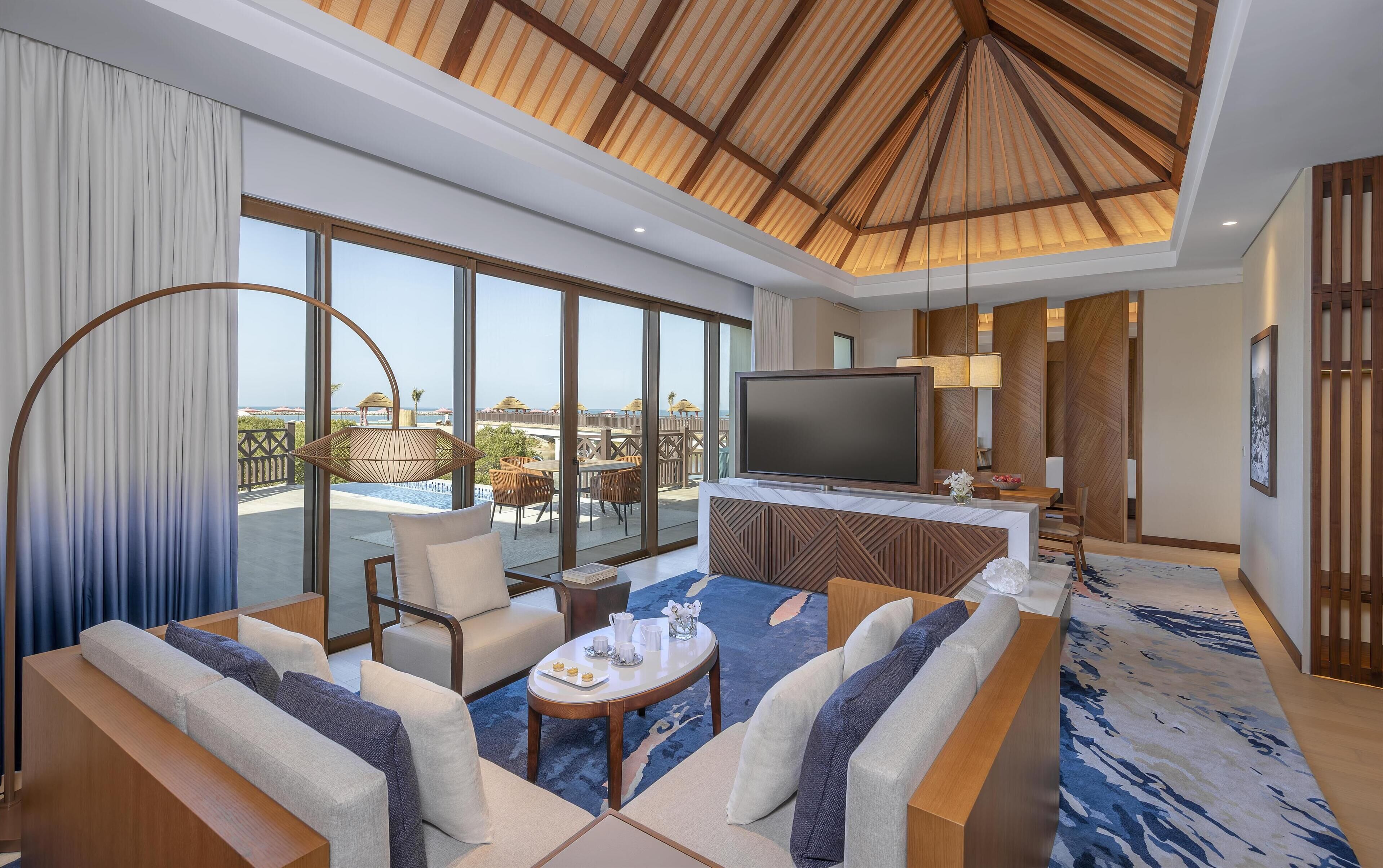 Two Bedroom Anantara Over Water Pool Villa | Minibaari, pimennysverhot, äänieristys, silitysrauta/-lauta