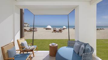 Habitación Deluxe, frente al mar | Vista a la playa o el mar