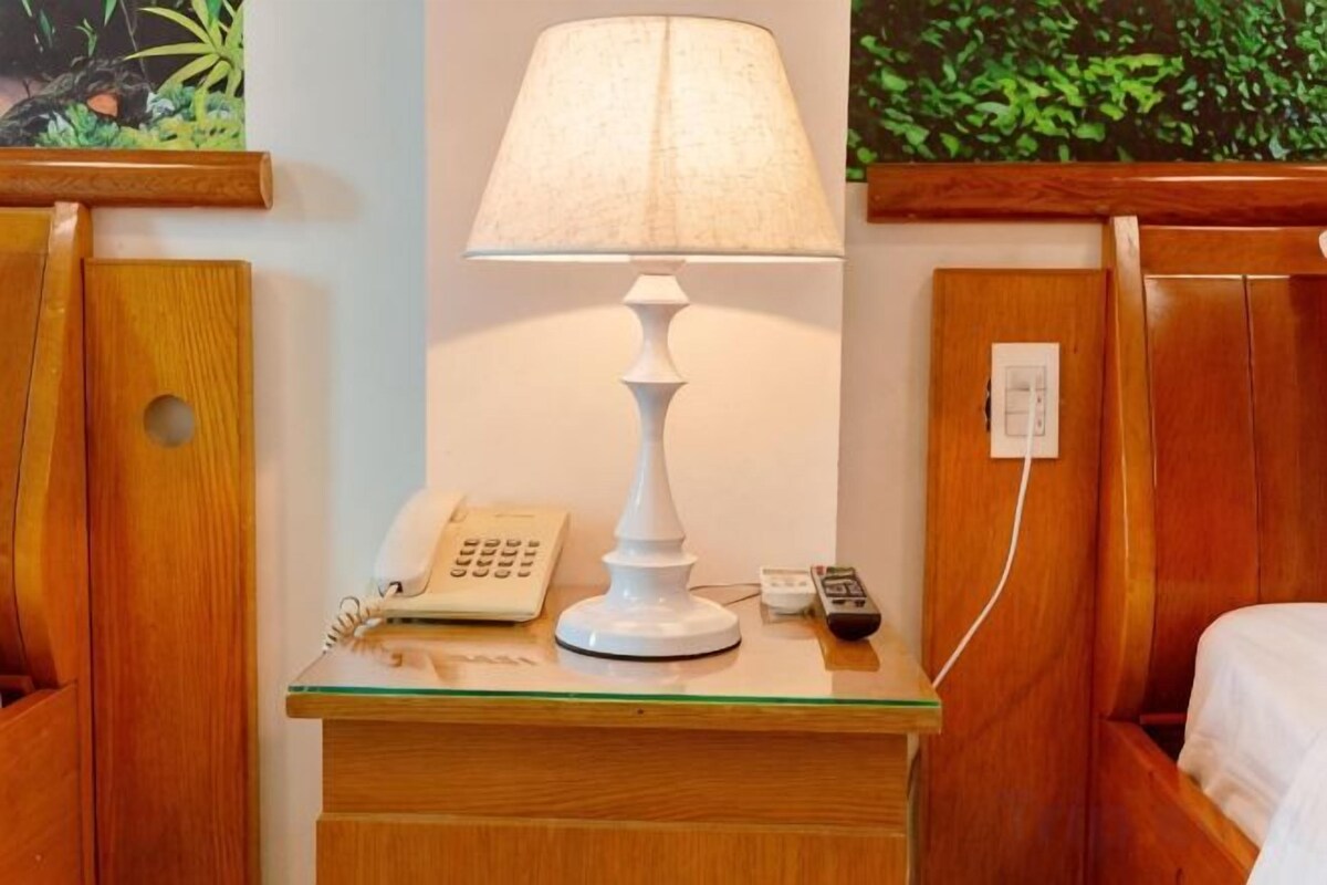 Hypo-allergenic bedding, minibar, desk, soundproofing