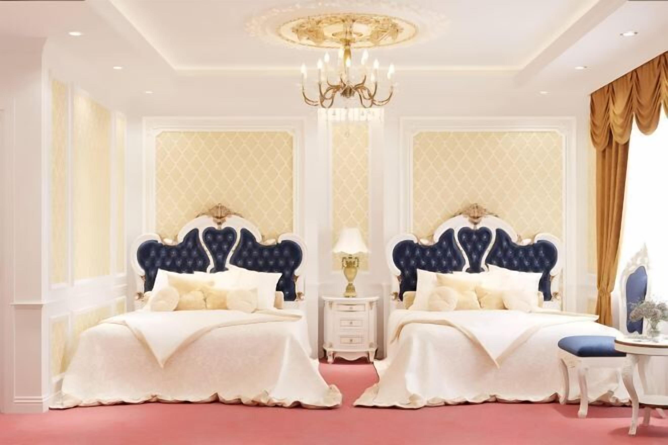 Premium bedding, pillow-top beds, minibar, desk