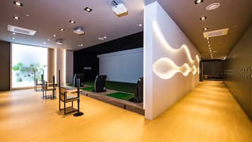 Indoor golf driving range