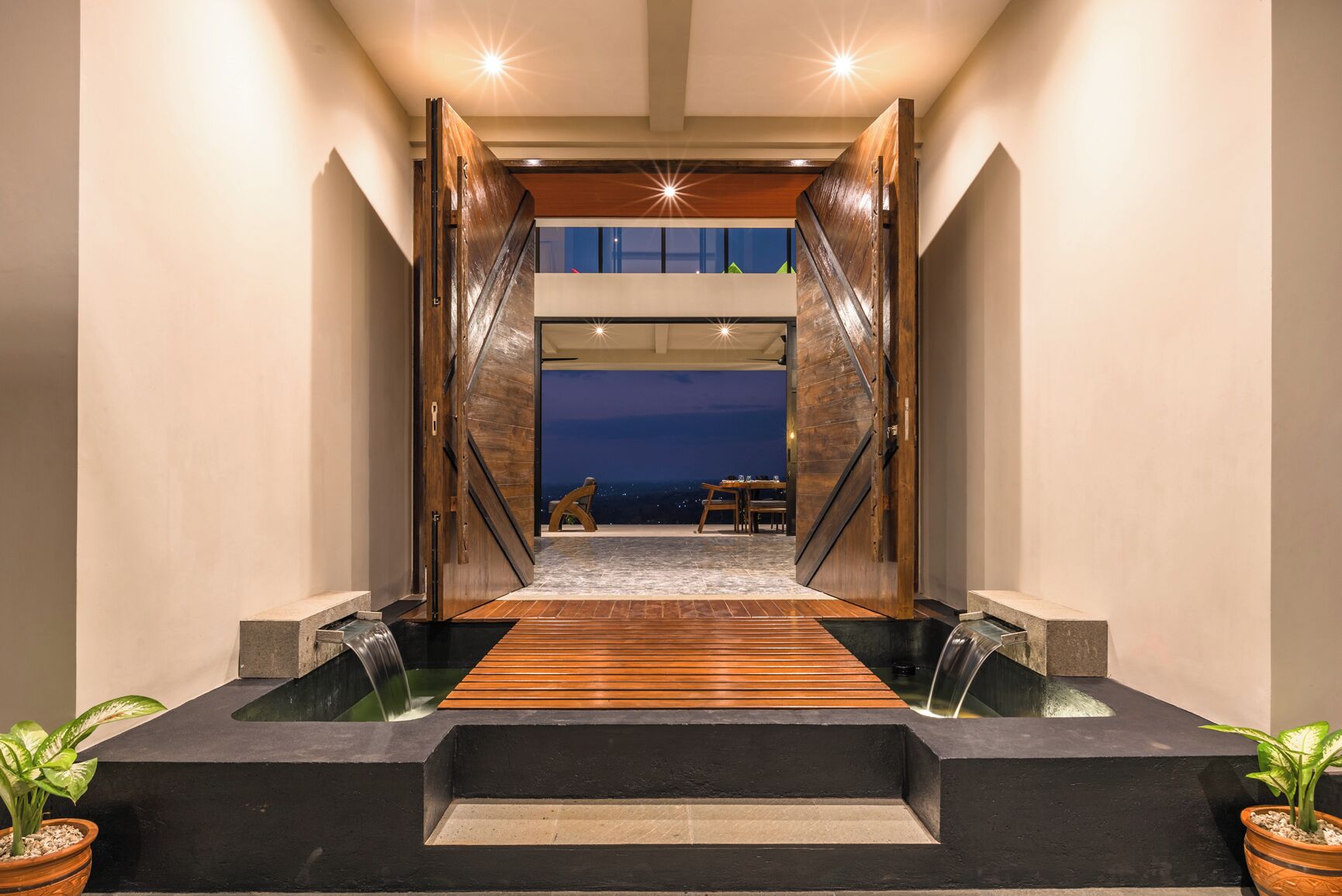 Entrada al alojamiento