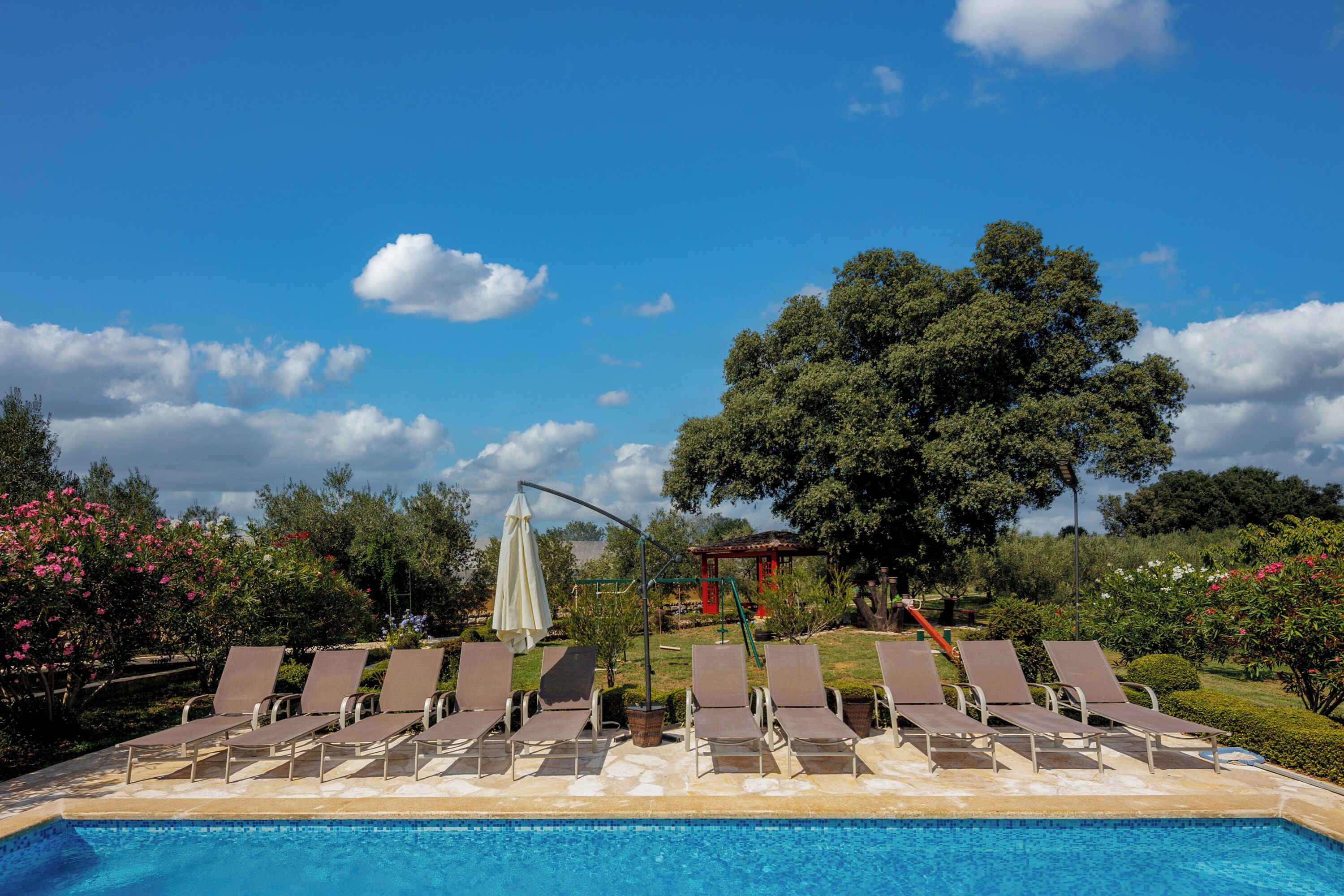 Seasonal outdoor pool